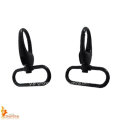 Handbag Fastener Metal Plated Black Snap Hook